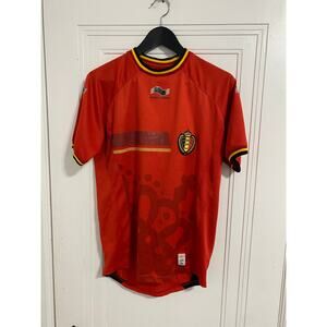 Belgium Red Soccer Jersey Size Medium